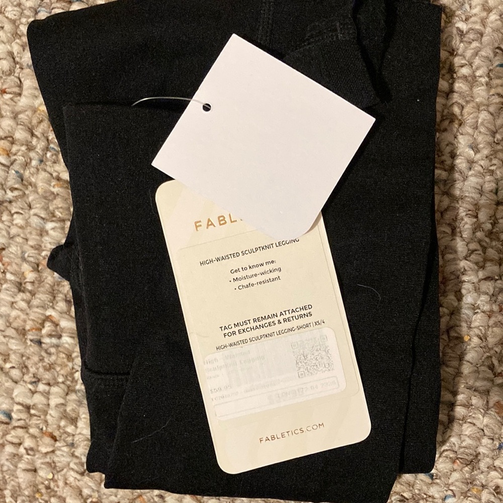 High waisted sculpt knit fabletics XS NWT